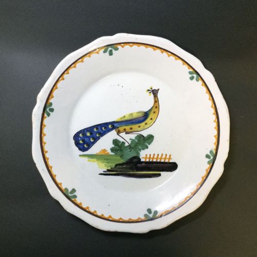 Holland Dish with Peacock Design : Charity Auction