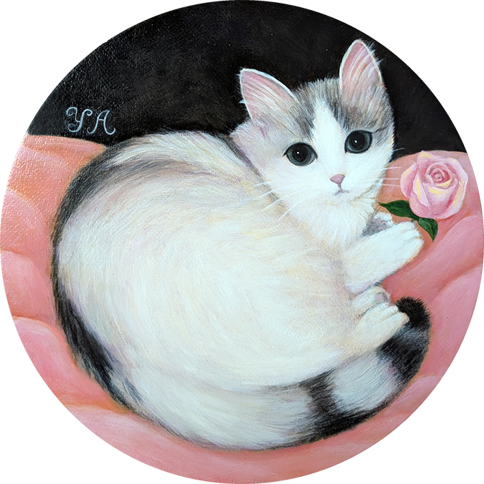秋吉 由紀子 展 ― 魅惑の猫たちとロマンティックな物語 ― | イベント詳細