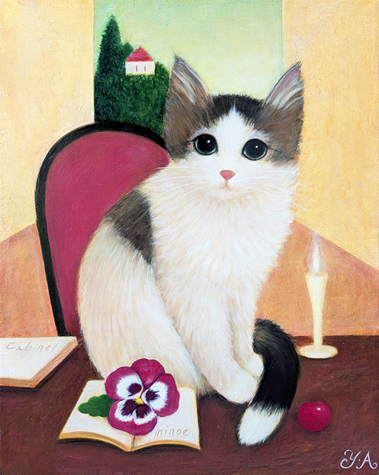 秋吉 由紀子 展 ― 魅惑の猫たちとロマンティックな物語 ― | イベント詳細