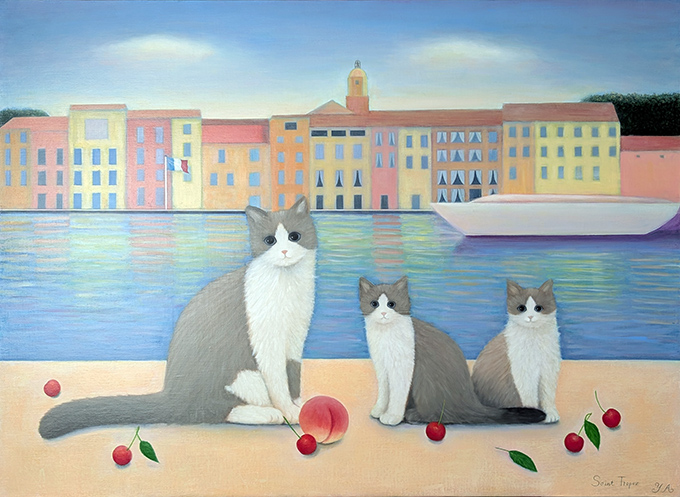 秋吉 由紀子 展 ― 魅惑の猫たちとロマンティックな物語 ― | イベント詳細