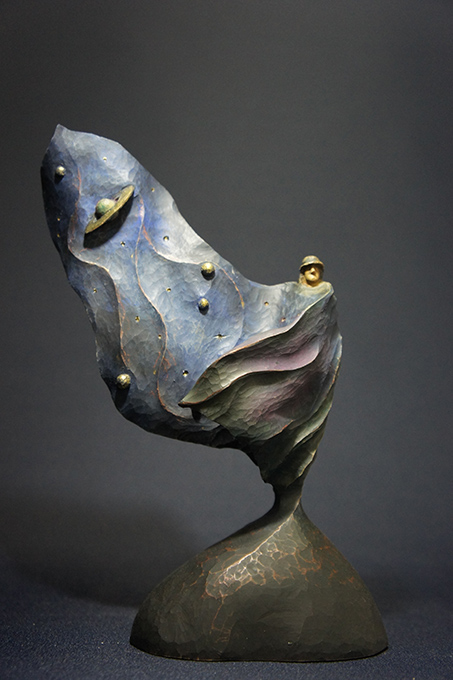 藤岡孝一 木彫 小人 ポルックス 魚 北海道作家 彫刻作品 一点物 藤岡 孝一 展 ～ む こ う へ ～ | イベント詳細