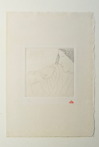 Kakei's Charity Auction: Etching of Toshio Arimoto